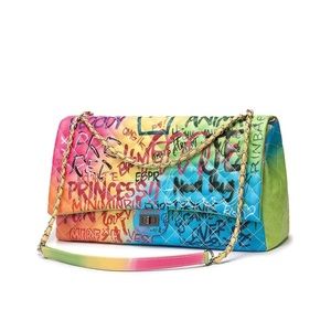Large Rainbow Laptop Graffiti Bag! Brand new!